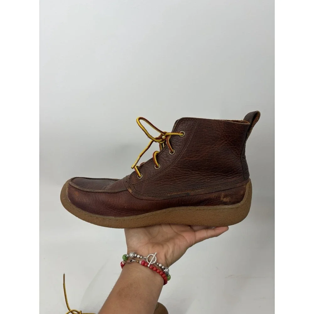 Sorel‎ Chugalug Chukka Boots Men's 9.5 Brown Leather Crepe Sole Casual